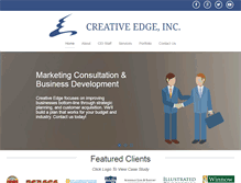 Tablet Screenshot of creativeedgeinc.com